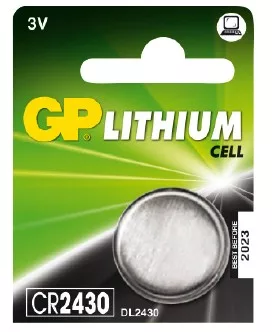 GP CR2430 3 voltos lítium elem