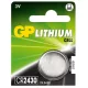 GP CR2430 3 voltos lítium elem