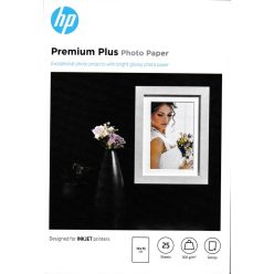   HP Premium Plus (fényes fotópapír) (10x15cm) (25 lap) (300g/m²) (CR677A)