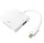 Logilink miniDisplayPort adapter - HDMI+DVI+DP, (4K/30Hz) (15cm)