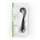 Nedis BNC - BNC video kábel (1m) (black) (CVGP01000BK10)
