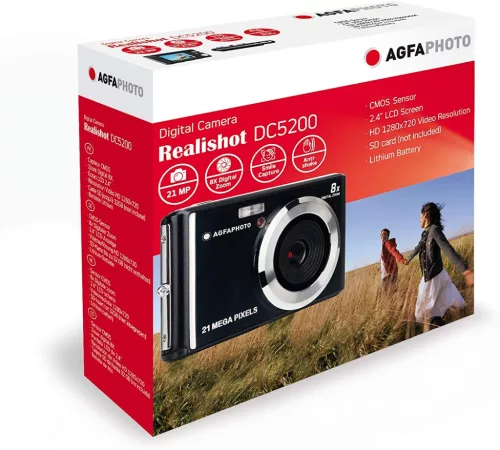 Agfa DC5200 kompakt digitális fényképezőgép (red)