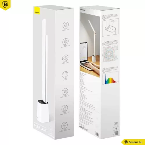 Baseus Smart Eye összecsukható, újratölthető asztali lámpa (white)