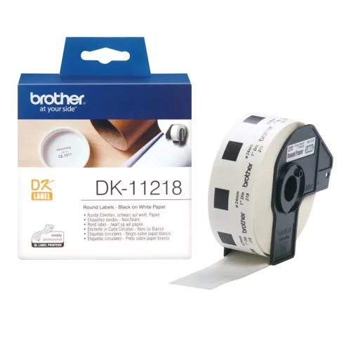 BROTHER DK-11218 Multi Purpose Label (24mm / kör) (1000 címke)