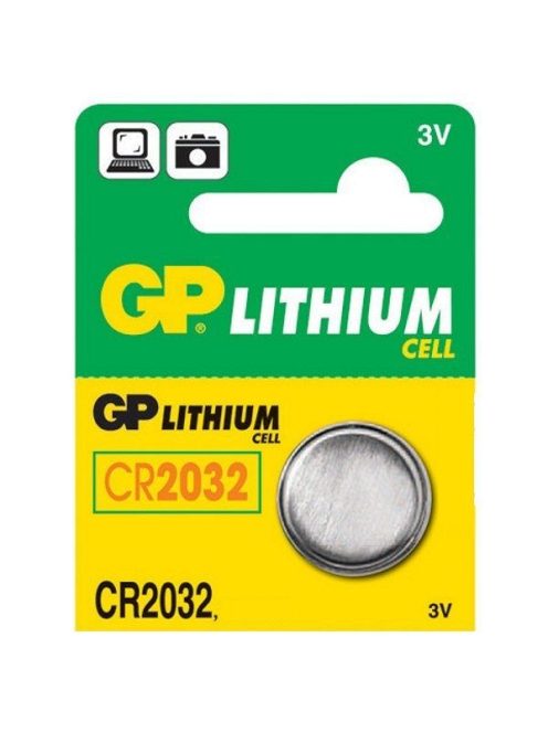 GP CR2032 Lithium Gombelem