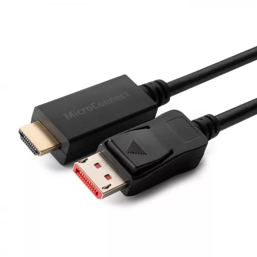 MicroConnect Displayport // HDMI kábel (4K) (60Hz) (2m) (DP-HDMI-2004K)