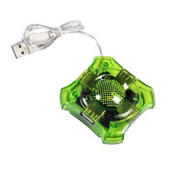 Esperanza 4-portos USB 2.0 HUB - zöld színű