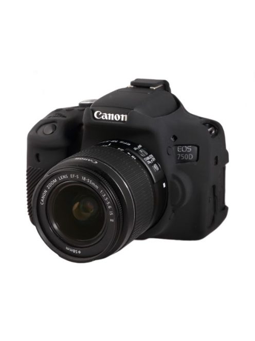 easyCover Kameraschutz für Canon EOS 750D, schwarz (ECC750DB)