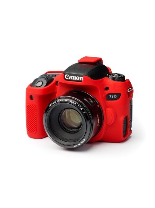 easyCover Kameraschutz für Canon EOS 77D, rot (ECC77DR)