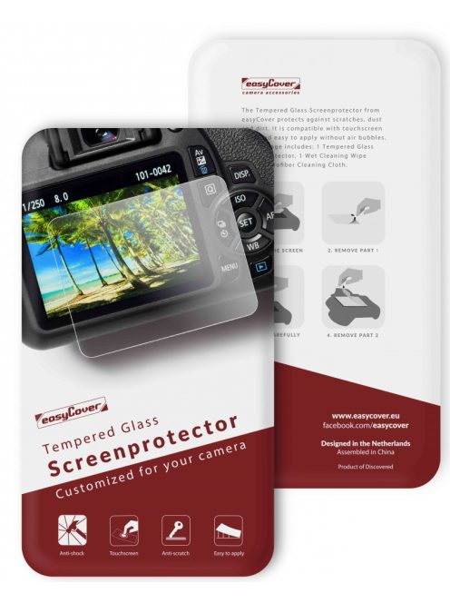 easyCover Glass Screenprotector für Canon EOS 1300D (ECTGSPC1300D)