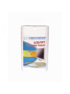 ESPERANZA LCD/TFT nedves tisztítókendő (100db) (ES106)