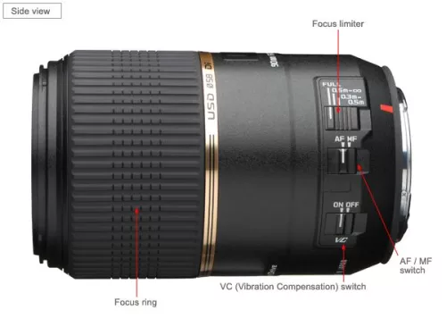 Tamron SP 90mm / 2.8 Di MACRO 1:1 VC USD (F004)