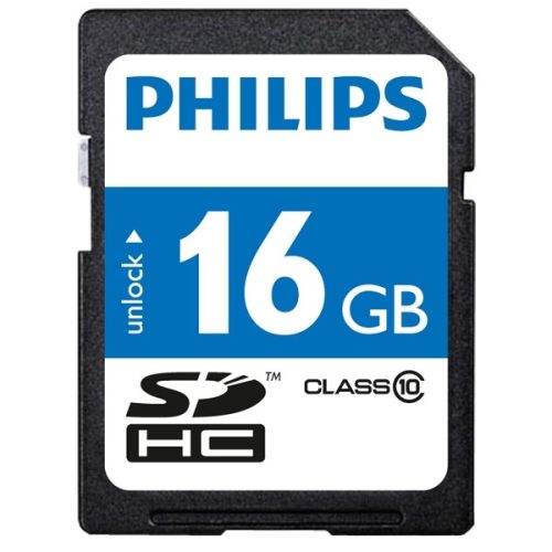 PHILIPS SDHC™ 16GB memóriakártya (C10) (FM16SD45B)