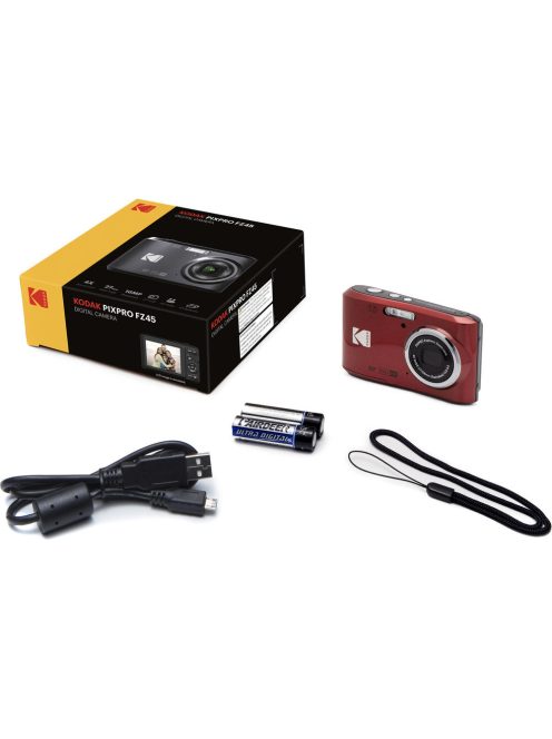 KODAK PIXPRO FZ45 digitális fényképezőgép (red) (FZ45RD)