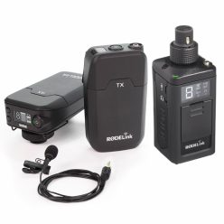   RODE Filmmaker Kit mikrofon készlet vevővel, adóval, csíptetős mikrofonnal és plug-on adóval