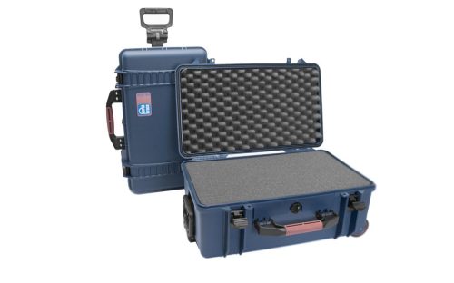 Porta Brace PB-2550F gurulós bőrönd - kék színű