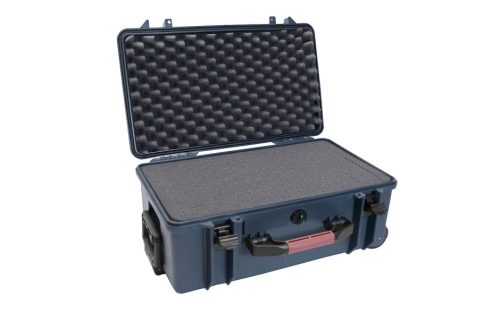 Porta Brace PB-2550F gurulós bőrönd - kék színű