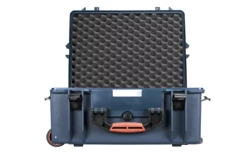 Porta Brace PB-2650F gurulós bőrönd - kék színű