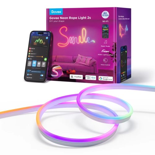 Govee Neon Rope Light 2s (4m) (WiFi) (GOVH61D4C01)