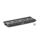 Gitzo quick release plate, long D profile with rubber grip (GS5370LDR)