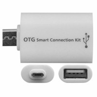 OTG microUSB adapter (fehér)