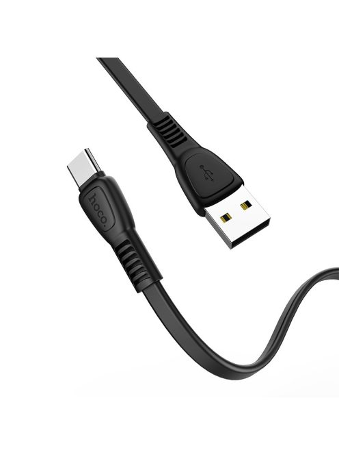 HOCO (USB-A to Type-C) “X40 Noah” töltő adatkábel (1m) (black) (HC711694)