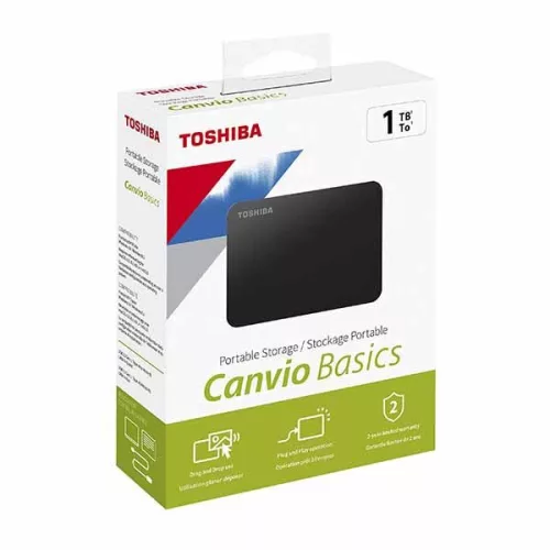TOSHIBA - 2.5" külső HDD (1TB) - Canvio Basics (HDTB410EK3AA)