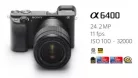 Sony α6400 váz + 16-50mm objektív (black) (ILCE6400LB.CEC)