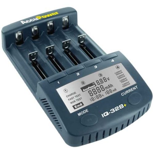 AccuPower IQ328+ akkumulátor gyorstöltő