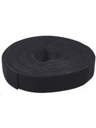 LogiLink vágható tépőzáras kábelkötegelő (4m x 16mm) (fekete/black) (KAB0050)