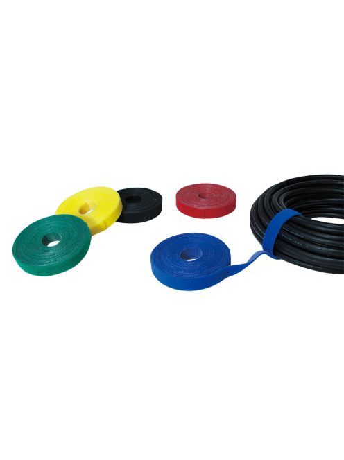 LogiLink vágható tépőzáras kábelkötegelő (4m x 16mm) (sárga/yellow) (KAB0051)