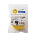 LogiLink vágható tépőzáras kábelkötegelő (4m x 16mm) (sárga/yellow) (KAB0051)