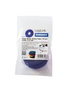 LogiLink vágható tépőzáras kábelkötegelő (4m x 16mm) (kék/blue) (KAB0053)