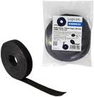 LogiLink vágható tépőzáras kábelkötegelő (10m x 20mm) (fekete/black) (KAB0055)