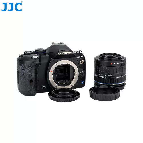 JJC L-R5 váz és objektív sapka (KIT) (for 4/3 mount)