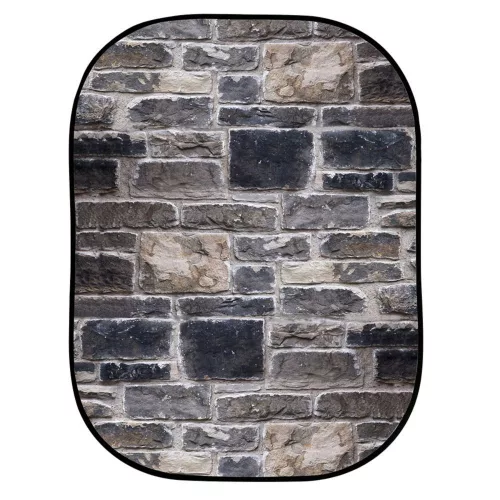 Lastolite Urban Collapsible 1.5 x 2.1m Red Brick/Grey Stone (LB5711)