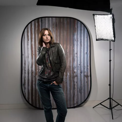 Lastolite Urban Collapsible 1.5 x 2.1m Corrugated/Metal (LB5712)