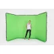 Lastolite Panoramic Background 4m Chromakey Green (LB7622)
