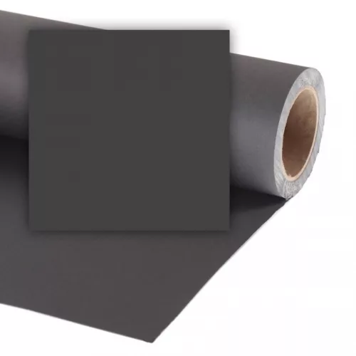 Colorama papír háttér 2.72 x 25m black (fekete)