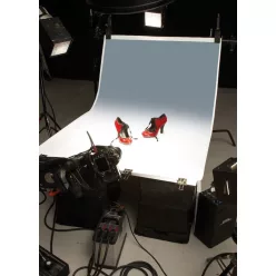 Colorama Colorgrad pvc háttér 110x170cm white/grey