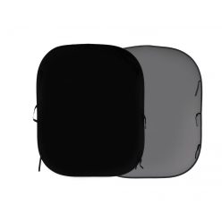   Lastolite Egyszínű összehajtható háttér 1.5x1.8 m fekete/középszürke