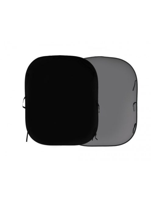 Lastolite Egyszínű összehajtható háttér 1.5x1.8 m fekete/középszürke