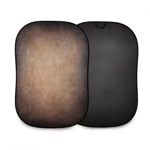 Vintage összecsukható háttér 1.5x2.1m dió/ón