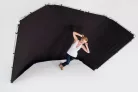 Panoráma háttér 4m fekete