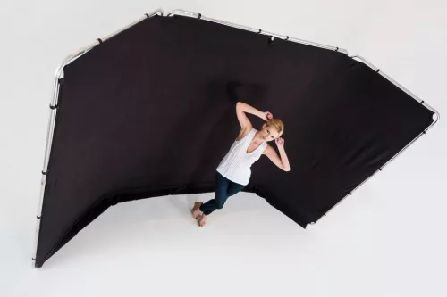 Panoráma háttér 4m fekete