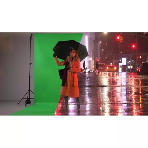 Lastolite Vinyl Háttér / padló 2.75m x 6m Chroma Key Zöld