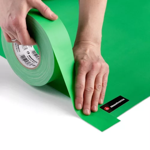 Gaffer Tape textil ragasztó szalag 50mmx50m Chroma Key zöld