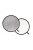 Lastolite 120cm fényvisszaverő derítőlap, ezüst/fehér