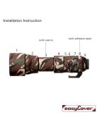 easyCover Sigma 150-600mm / 5-6.3 DG OS HSM Contemporary objektív védő (brown camouflage) (LOS150600CBC)