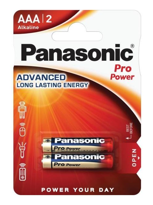 Panasonic Pro Power AAA elem (ceruza) (2db) (LR03PPG/2BP)